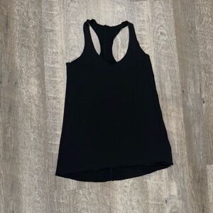 Black Lightweight Racerback Tank Running Fitness XS